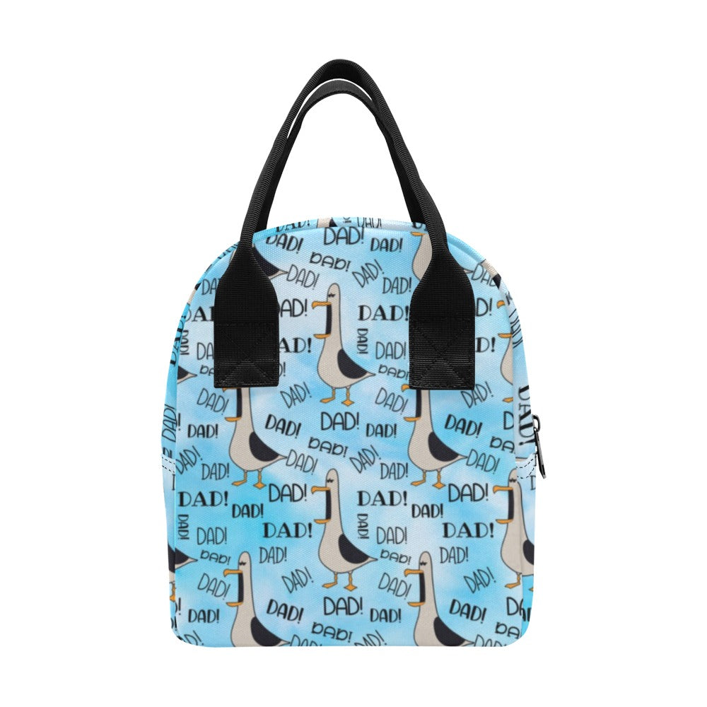 Dad Seagull - Zipper Lunch Bag Zipper Lunch Bag Printed Offshore