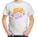 Big Sis, Sister - Kids Youth T-Shirt White Kids Youth T-shirt Printed In Australia