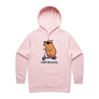 Just Be Cool, Capybara - Womens Hoodie Pink Womens Hoodie animal Printed In Australia