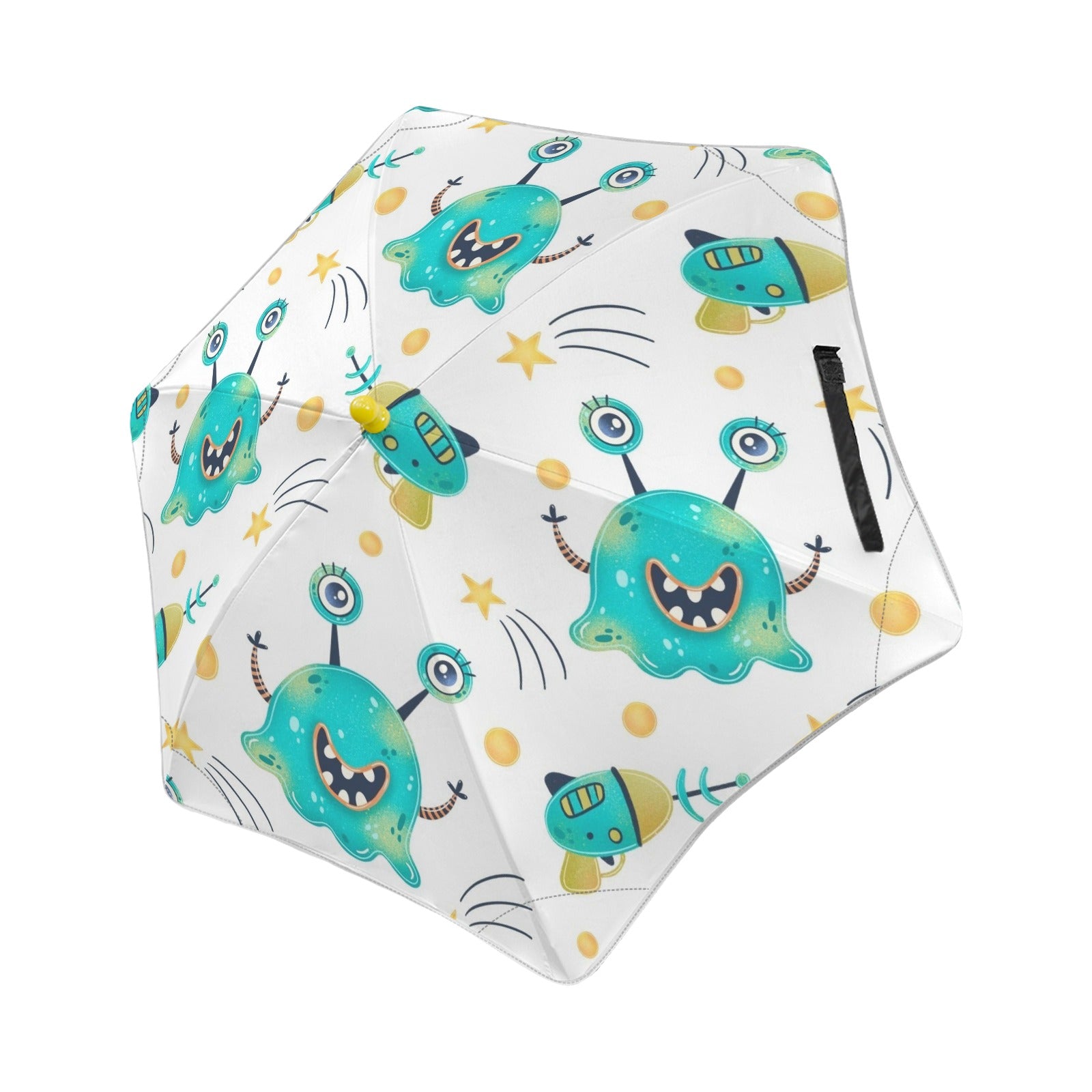 Happy Aliens Kids Safe Round Corner Umbrella