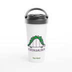 Personalised - Statasaurus - White 15oz Stainless Steel Travel Mug Default Title Personalised Travel Mug Globally Fulfilled maths