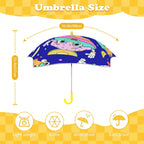 Cute Cartoon Cupcakes Kids Safe Round Corner Umbrella Kids Safe Round Corner Umbrella Food Printed Offshore