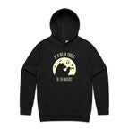 If A Bear Toots In The Woods, Trumpet Player - Mens Hoodie Black Mens Hoodie animal Music Printed In Australia