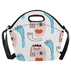 Faces - Neoprene Lunch Bag Neoprene Lunch Bag Printed Offshore