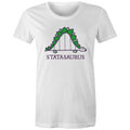 Statasaurus, Maths Women's AS Colour T-shirt White Womens T-shirt Maths Printed In Australia