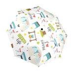 Camping Life Semi-Automatic Foldable Umbrella (Model U12) One Size Semi-Automatic Foldable Umbrella (U12)