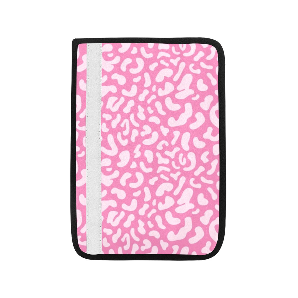 Pink Leopard Car Seat Belt Cover 7''x10'' (Pack of 2) Car Seat Belt Cover 7x10 (Pack of 2) animal Printed Offshore
