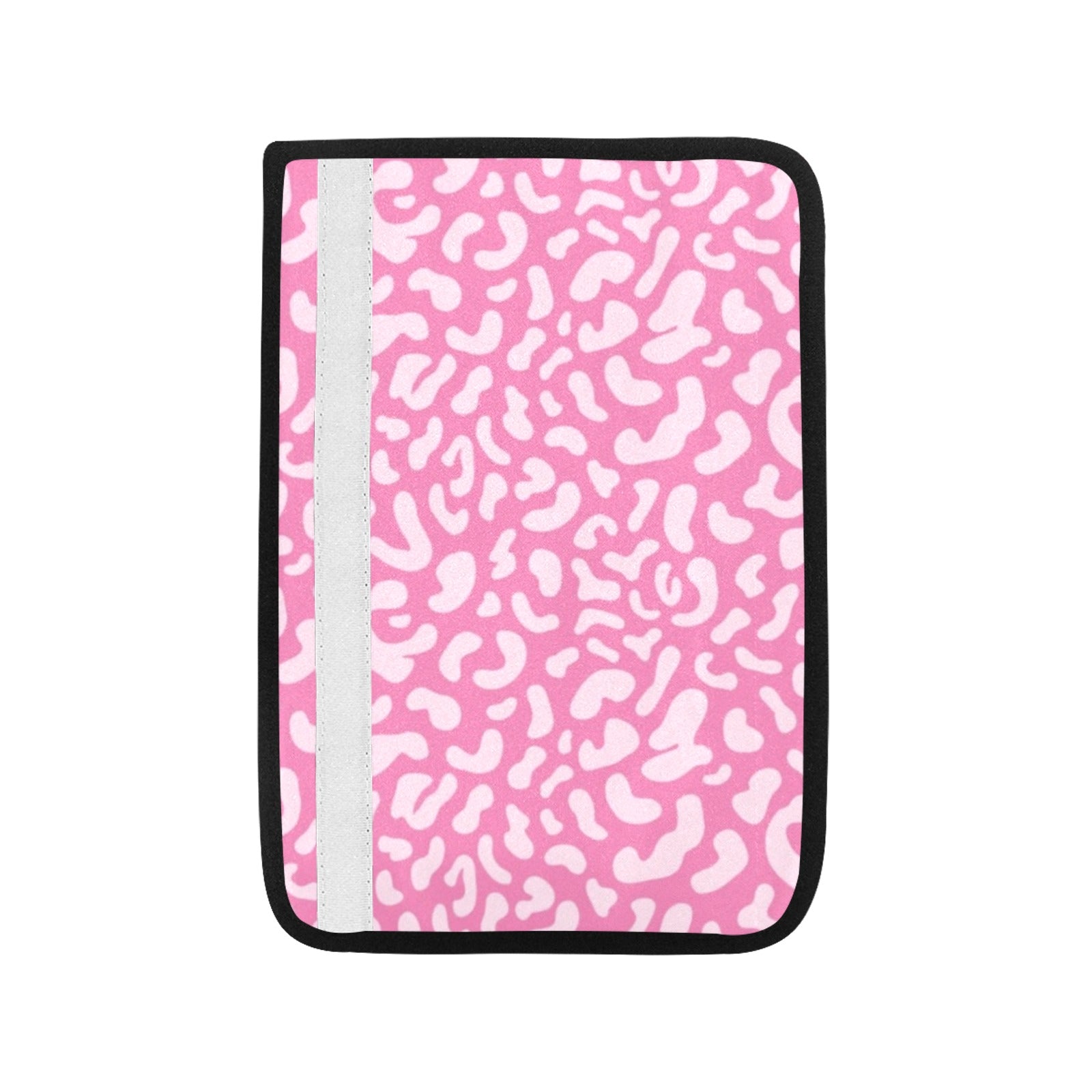 Pink Leopard Car Seat Belt Cover 7''x10'' (Pack of 2) Car Seat Belt Cover 7x10 (Pack of 2) animal Printed Offshore