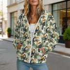 Toucan Jungle Women's Full-Zip Hoodie