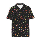 Candy Men's Short Sleeve Hawaiian Shirt Men's Hawaiian Shirt (New) Food Printed Offshore