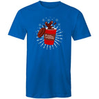 Christmas Coffee - Mens T-Shirt Bright Royal