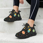 Summer Food On Black Women's Twisted Sole Sneakers