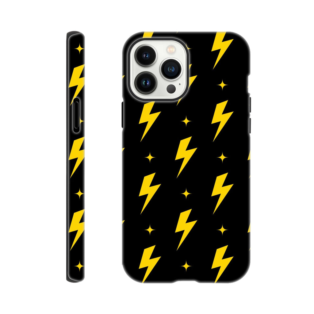 Yellow Lightning - Apple iPhone Tough case iPhone 13 Pro Max iPhone Tough Case comic Globally Fulfilled