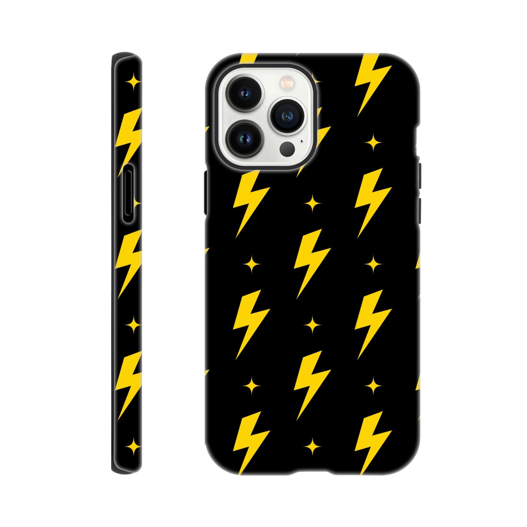Yellow Lightning - Apple iPhone Tough case iPhone 13 Pro Max iPhone Tough Case comic Globally Fulfilled