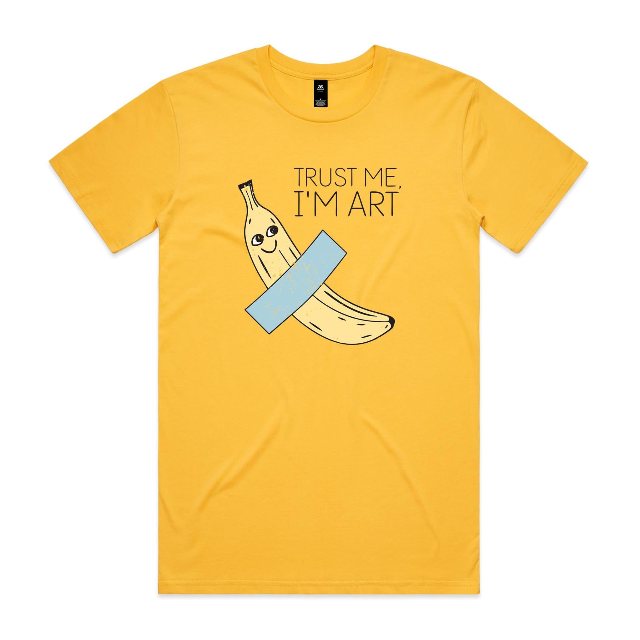 Banana Tape, Trust Me I'm Art Men's AS Colour T-shirt