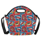 Comic Book Pop - Neoprene Lunch Bag Neoprene Lunch Bag Printed Offshore