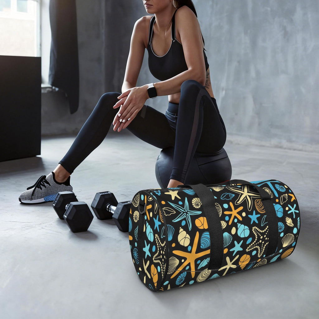 Starfish And Shells Duffle Bag Duffle Bag Printed Offshore
