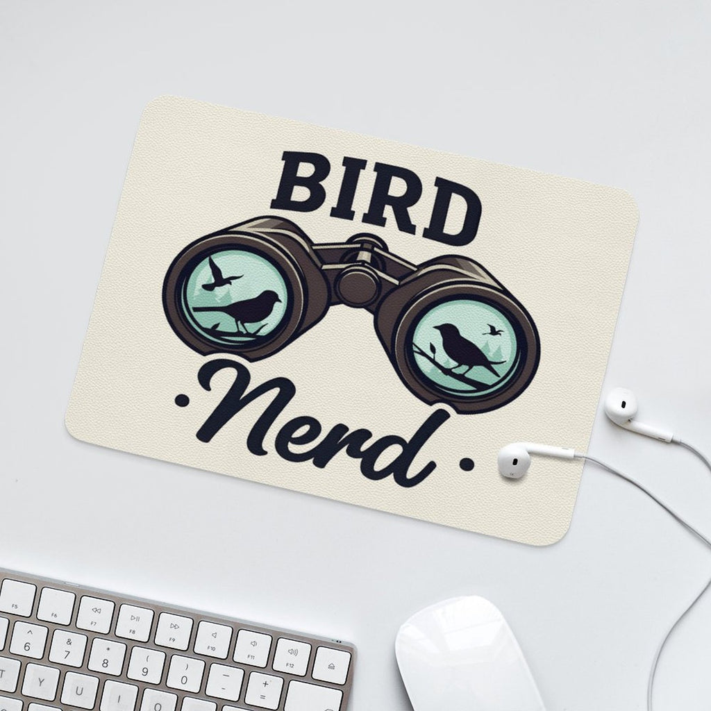 Bird Nerd Leather Mouse Pad Leather Mouse Pad animal Birds Printed Offshore