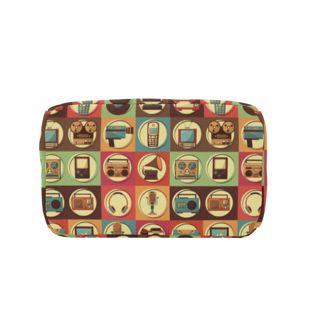 Retro Life - Zipper Lunch Bag Zipper Lunch Bag Printed Offshore