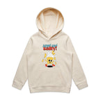 Sweet And Salty, Ice Cream And Fries - Kids Hoodie Ecru Kids Hoodie Printed In Australia