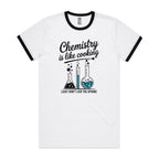 Chemistry Is Like Cooking AS Colour Staple Ringer Tee