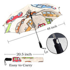 Kids Cars - Semi-Automatic Foldable Umbrella (Model U12) Semi-Automatic Foldable Umbrella (U12)