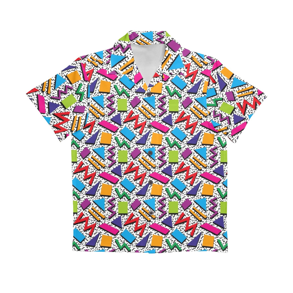 Graphic 80's Senior Kids Hawaiian Shirt