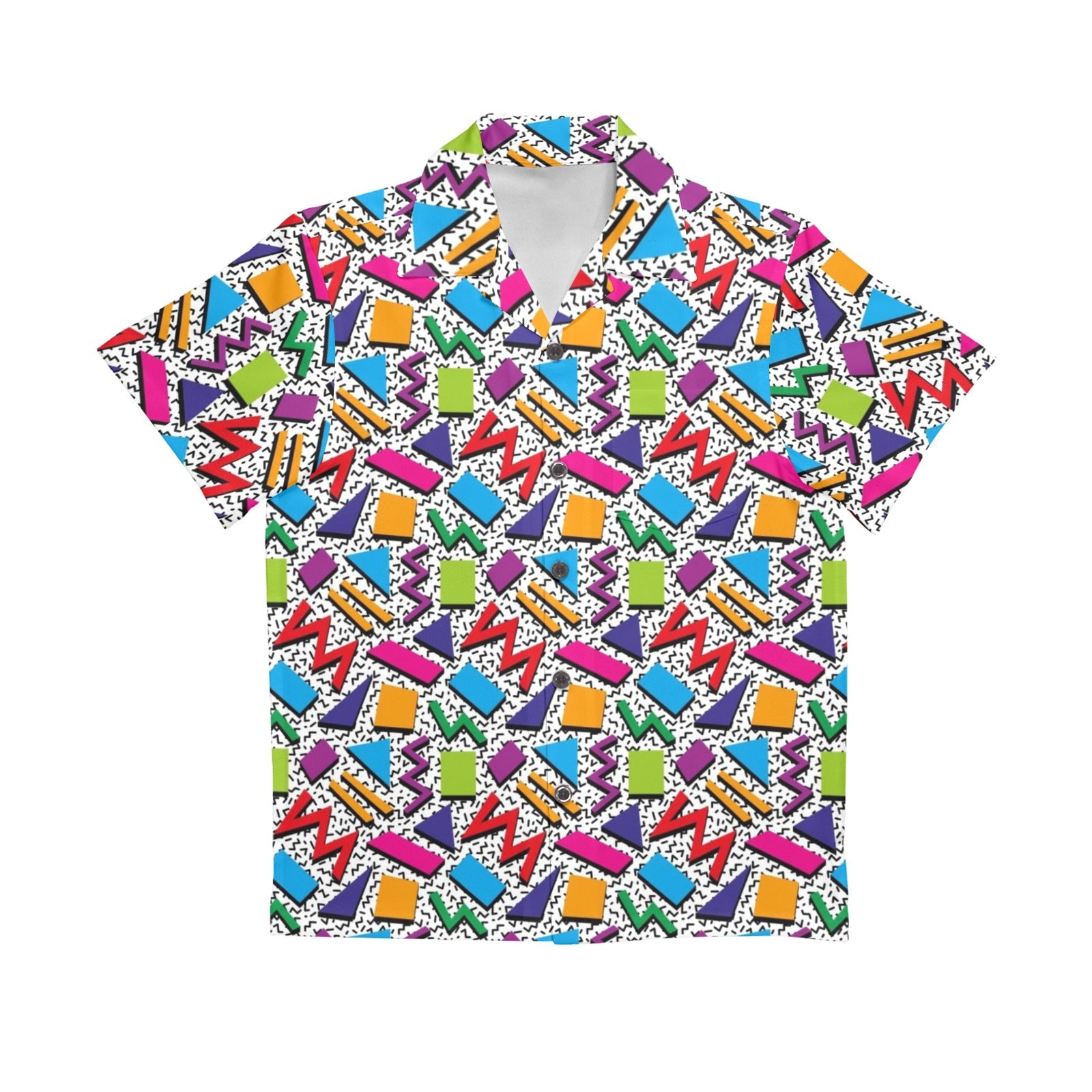 Graphic 80's Senior Kids Hawaiian Shirt