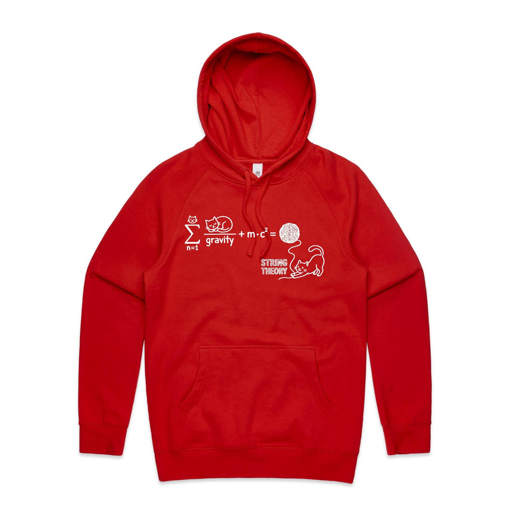 Cat String Theory Physics Men's AS Colour Hoodie