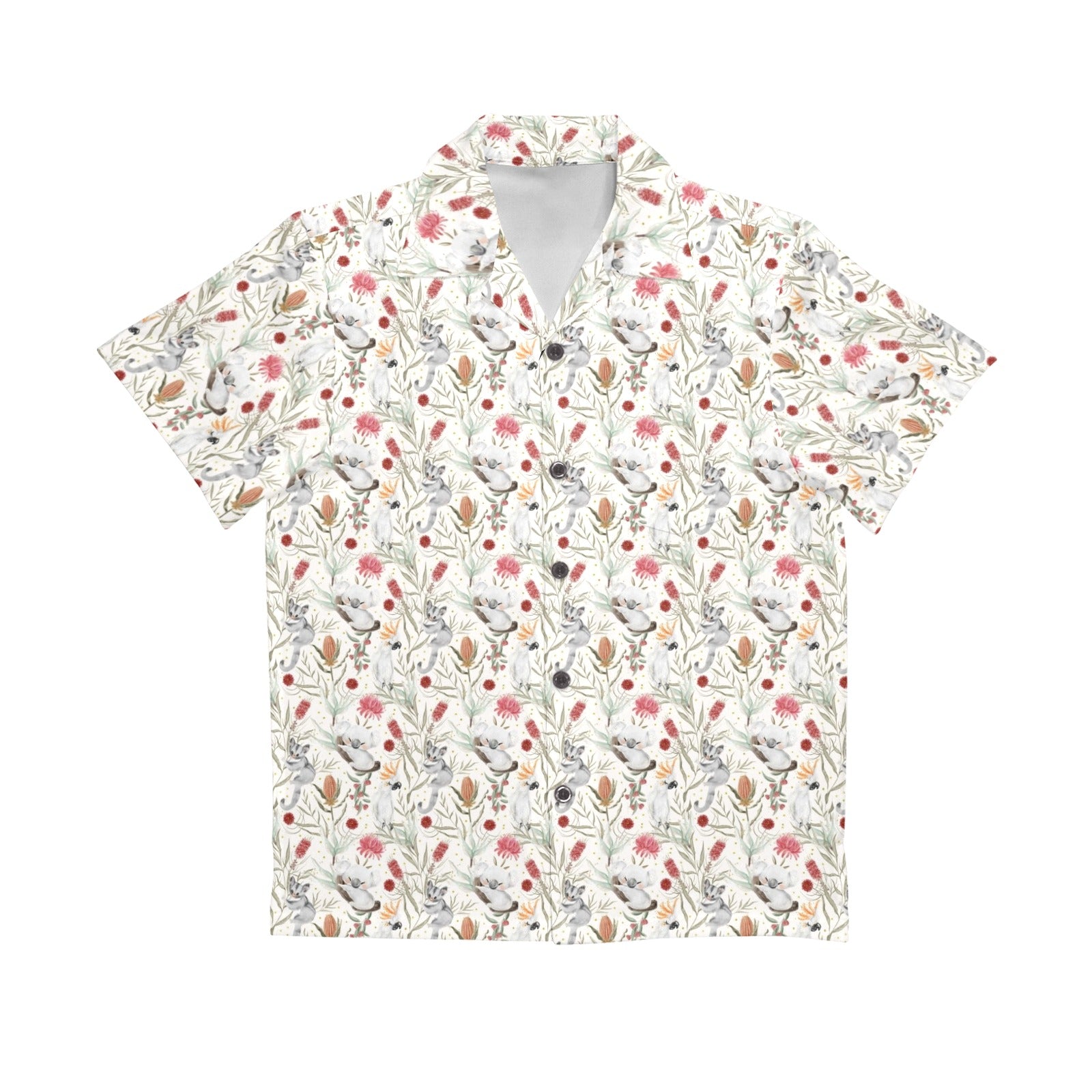 Australian Plants And Animals Senior Kids Hawaiian Shirt