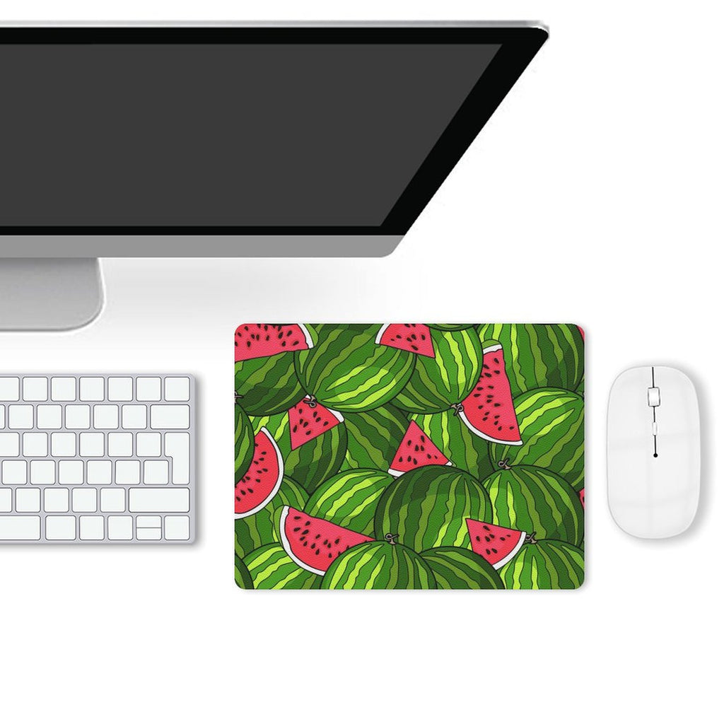 Watermelons Leather Mouse Pad Leather Mouse Pad Food Printed Offshore