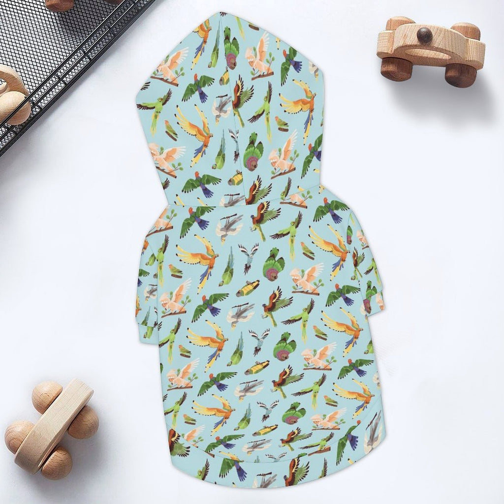 Parrots Pet Hoodie (Large Size)