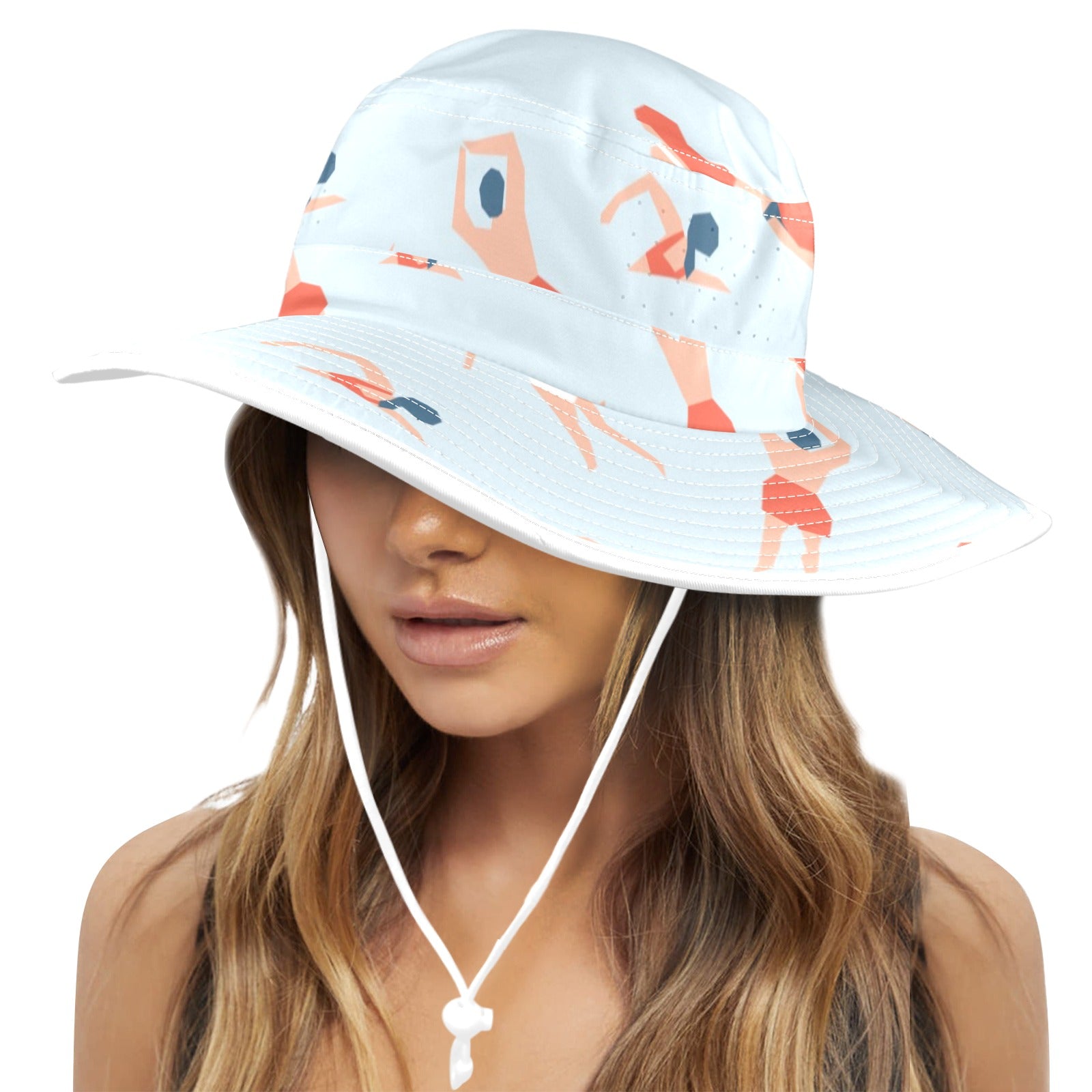Summer Swim Wide Brim Bucket Hat Wide Brim Bucket Hat Printed Offshore Summer