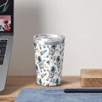 Astronauts And Rocket Ships Small Stainless Steel Travel Mug Cup 12oz/350ml