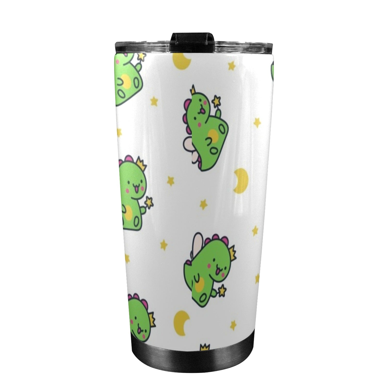 Dinosaur Fairy - 20oz Mobile Tumbler with Lid (Black Lock)