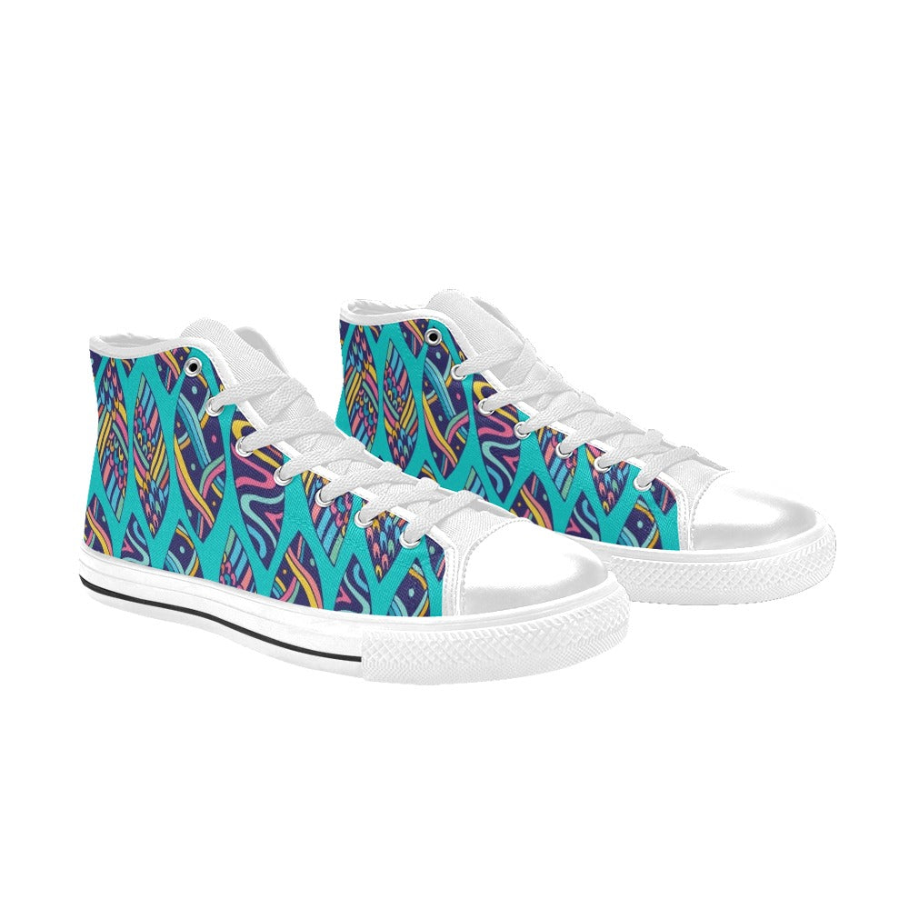 Surfboards - Men's High Top Canvas Shoes