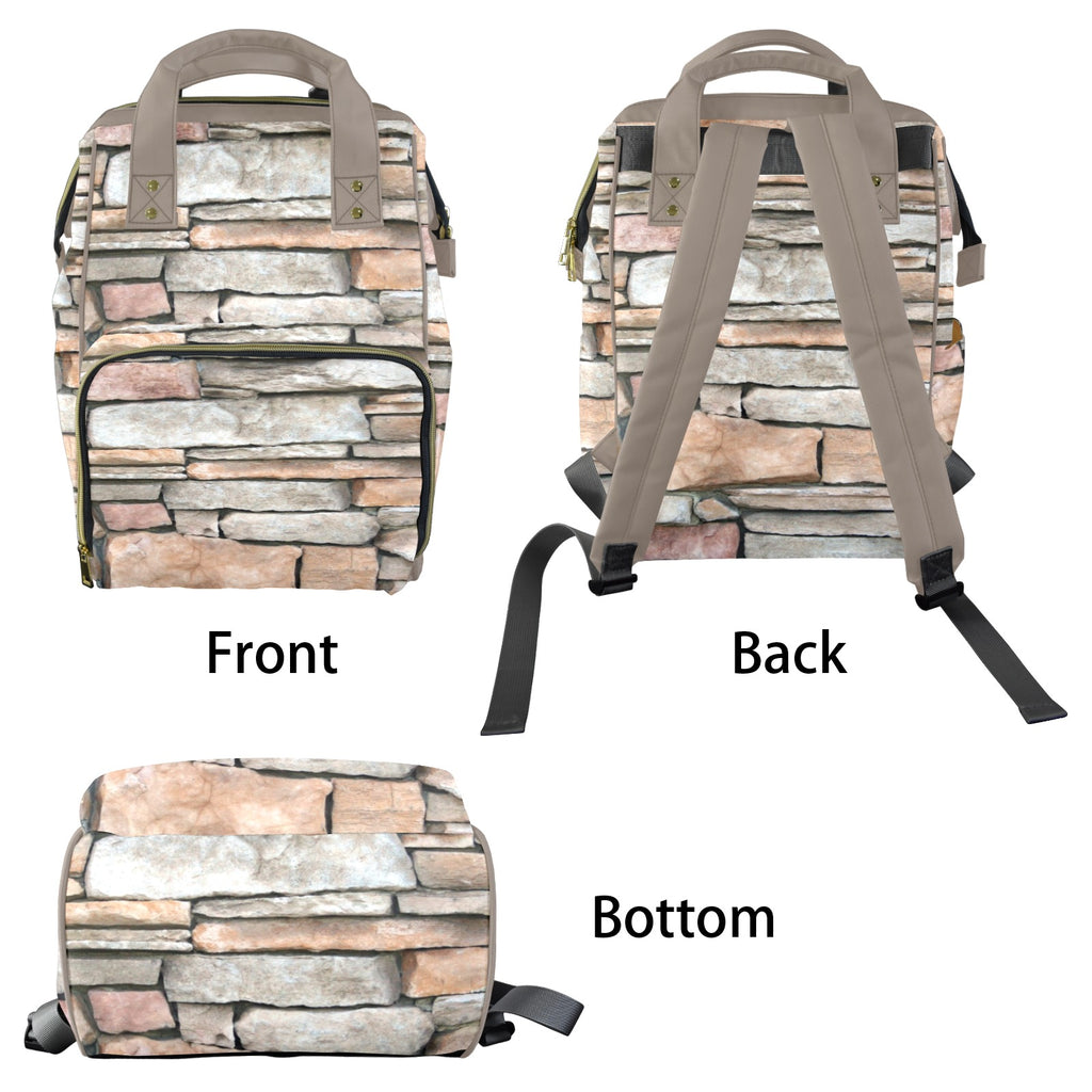 Stone Wall - Multi-Function Backpack, Nappy / Diaper Bag