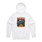 UFO, I Want To Believe - Mens Hoodie White Mens Hoodie Printed In Australia Sci Fi
