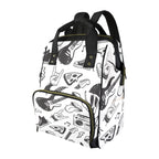 Rock Music - Multi-Function Backpack, Nappy / Diaper Bag