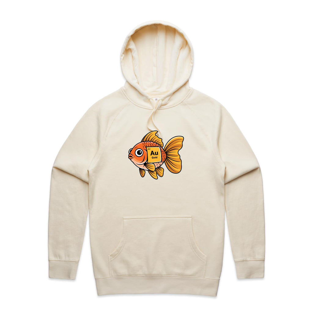 Gold Fish Periodic Table Men's AS Colour Hoodie