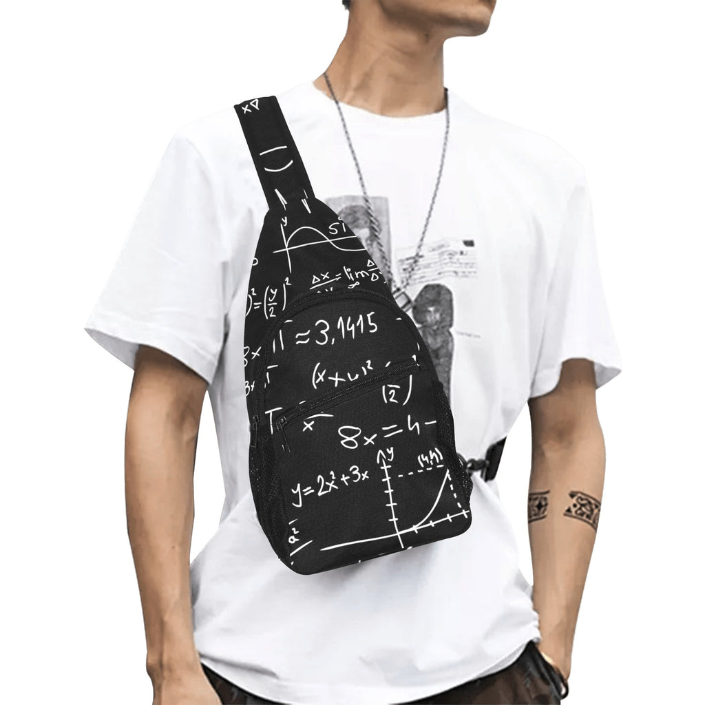 Equations Chest Bag One Size Cross Body Chest Bag Maths Printed Offshore