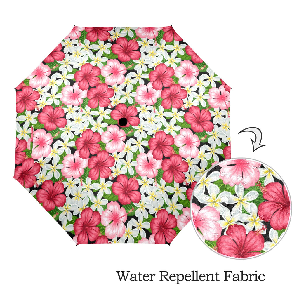 Hibiscus - Semi-Automatic Foldable Umbrella (Model U12) Semi-Automatic Foldable Umbrella (U12)