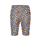 Groovy Flowers Women's Bike Shorts With Side Pockets