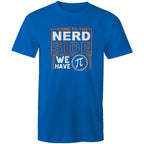 Come To The Nerd Side, We Have Pi - Mens T-Shirt Bright Royal Mens T-shirt Maths Printed In Australia Sci Fi