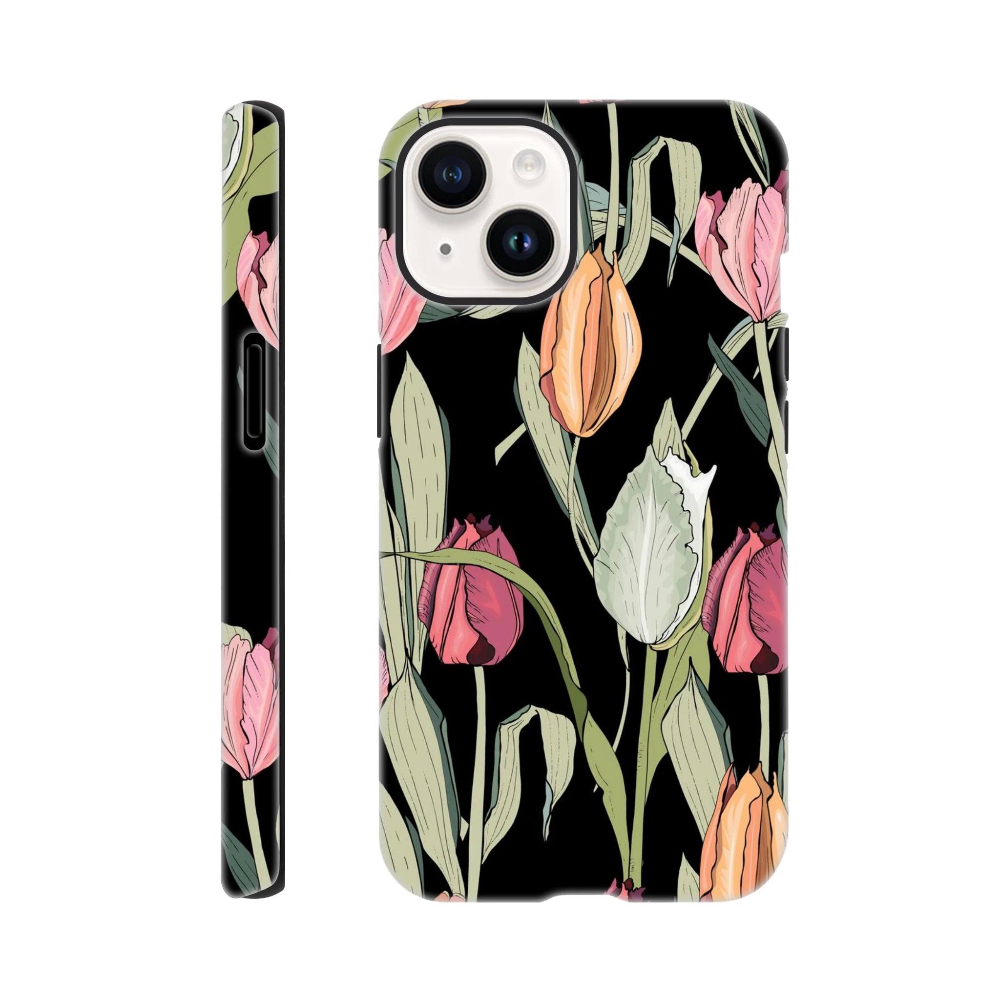 Tulips - Apple iPhone Tough case iPhone 14 iPhone Tough Case Globally Fulfilled Plants