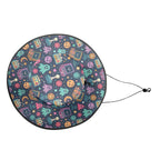 Space Arcade Wide Brim Bucket Hat Wide Brim Bucket Hat Games Printed Offshore Retro