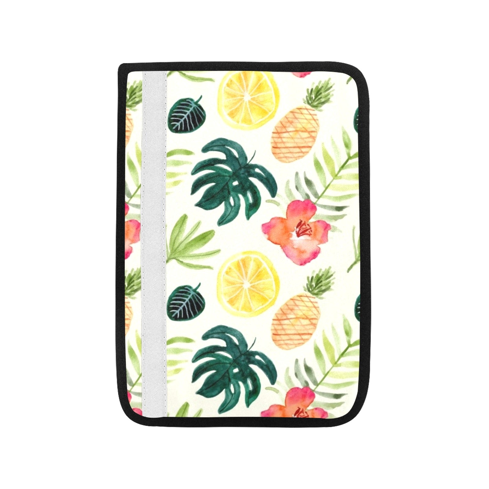Pineapple Tropical Car Seat Belt Cover 7''x10'' (Pack of 2) Car Seat Belt Cover 7x10 (Pack of 2) Food Printed Offshore