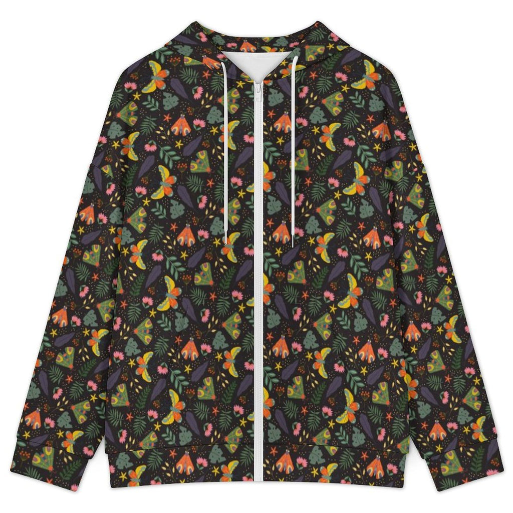 Dark Butterfly Women's Full-Zip Hoodie