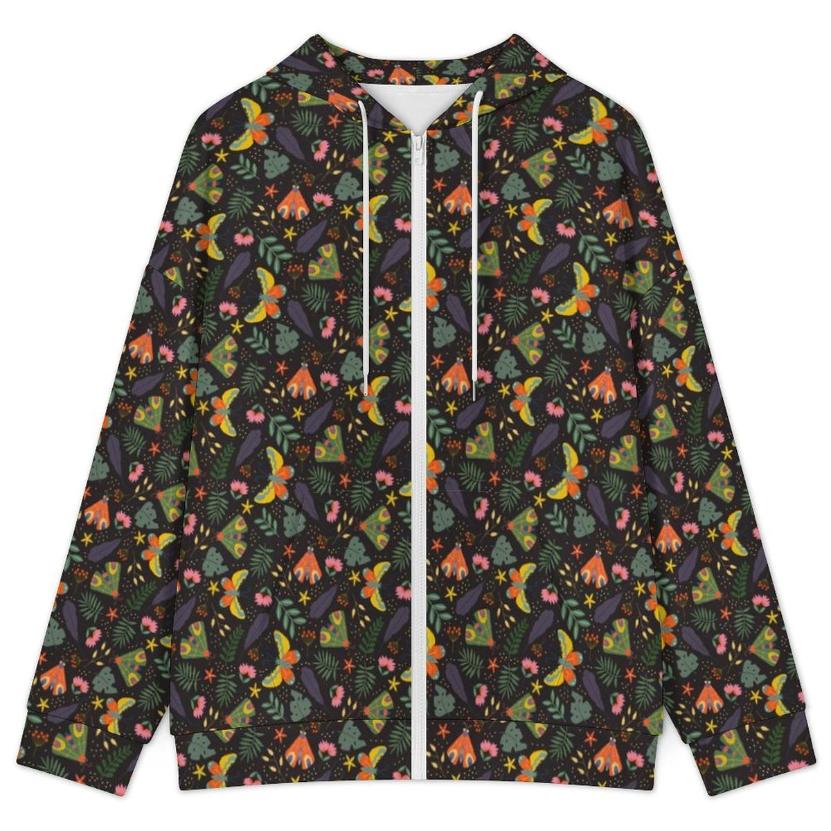 Dark Butterfly Women's Full-Zip Hoodie