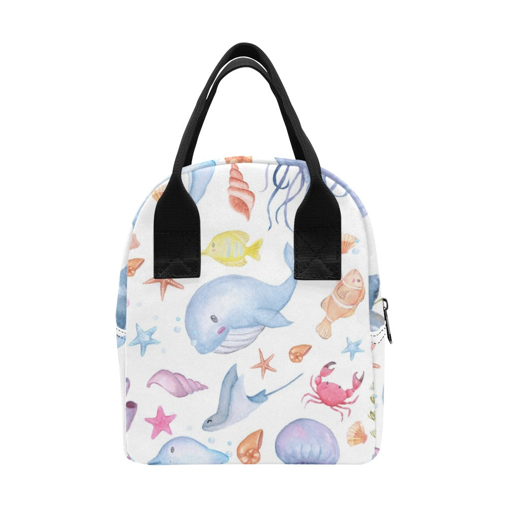 Under The Sea - Zipper Lunch Bag Zipper Lunch Bag Printed Offshore
